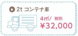 2tコンテナ車
